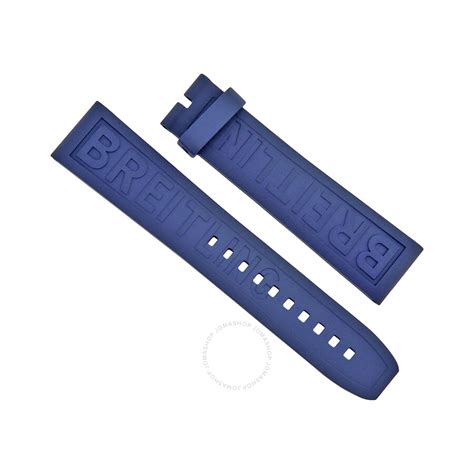 breitling band rubber|breitling 20mm rubber strap blue.